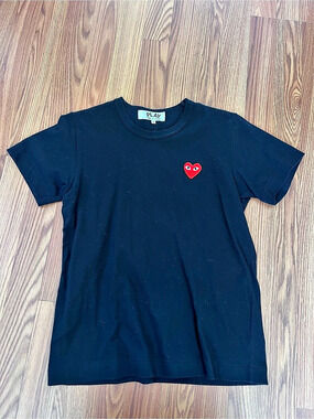 Comme des Garçons PLAY The Muppet Show x SANDRO Cotton Graphic Tee in Black Size